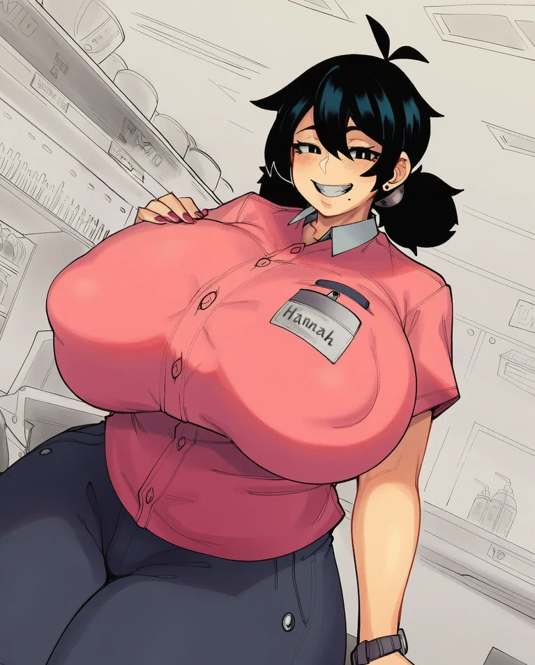 Avatar of Hannah - The way too stacked store clerk