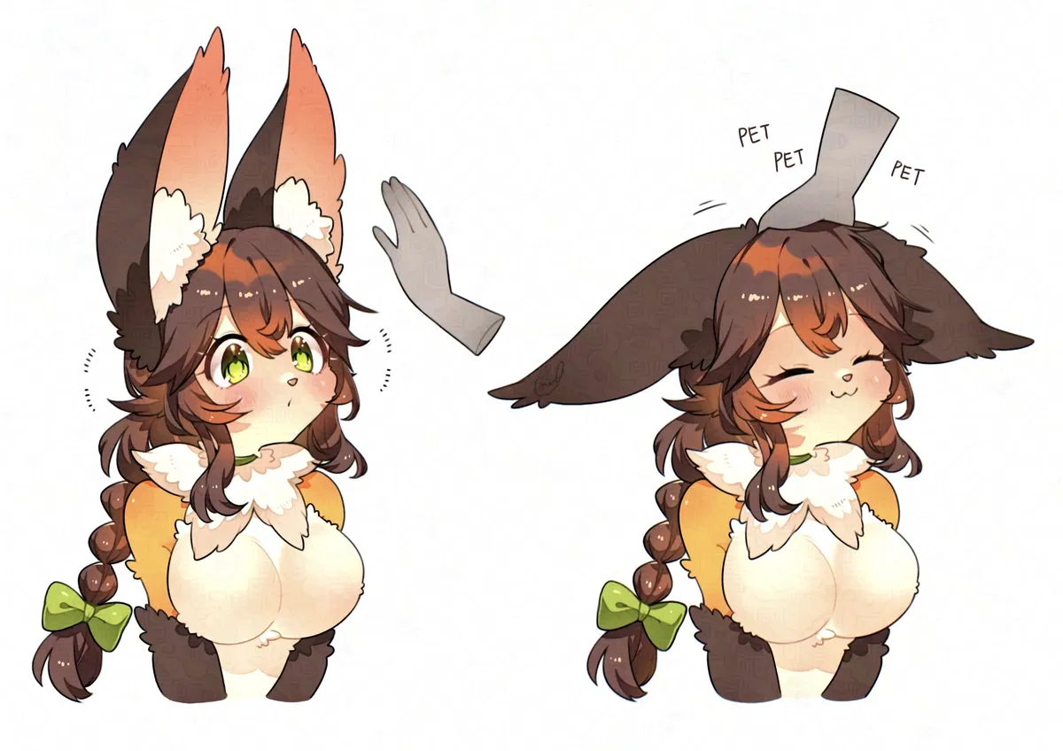 Avatar of Your beastfolk bestie asks for head pats during school