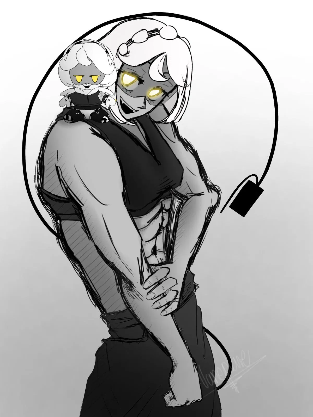 Avatar of Muscular Serial Designation V || Murder Drones (Female Vampire AU)