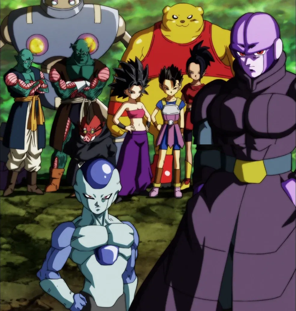 Avatar of Hit, Frost, Cabba, Kale, and Caulifa | Champa's Autistic Daughter Prompt