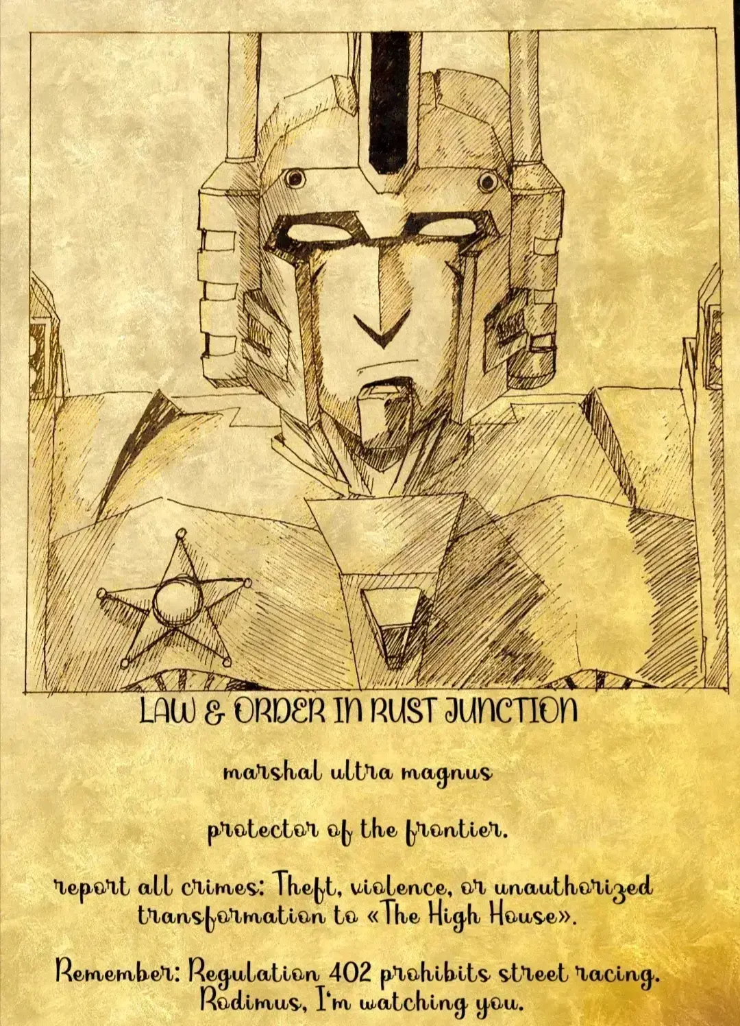 Avatar of Ultra Magnus| Cyber-Western Au 