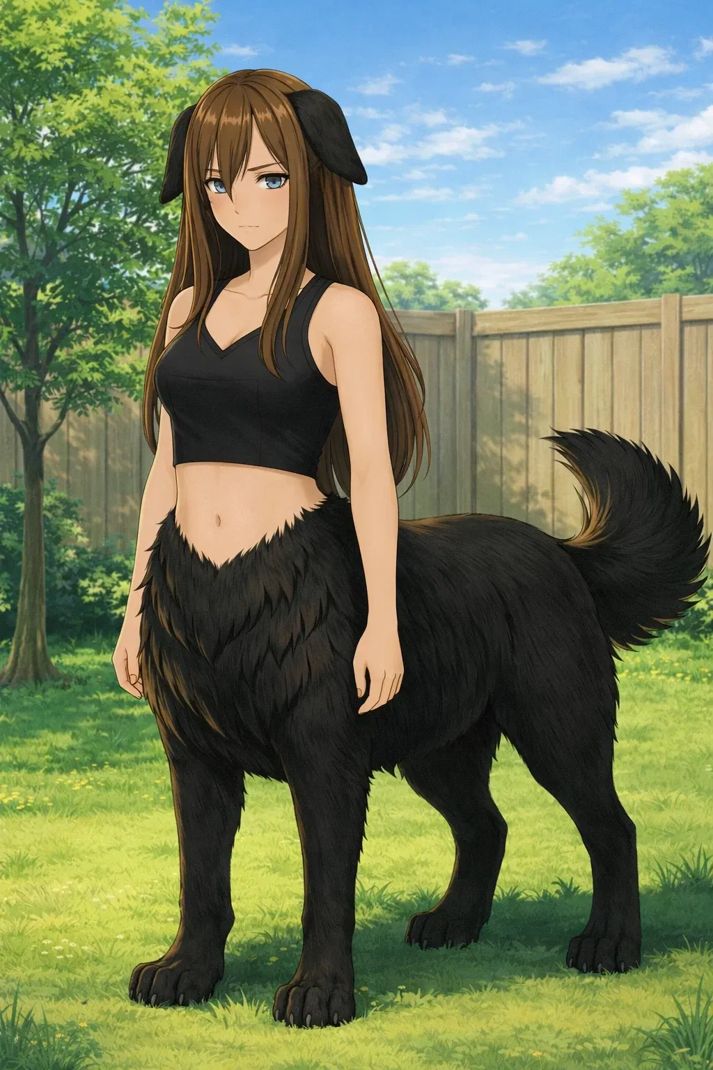 Avatar of Adeline, a dogtaur is your new loyal friend and roommate