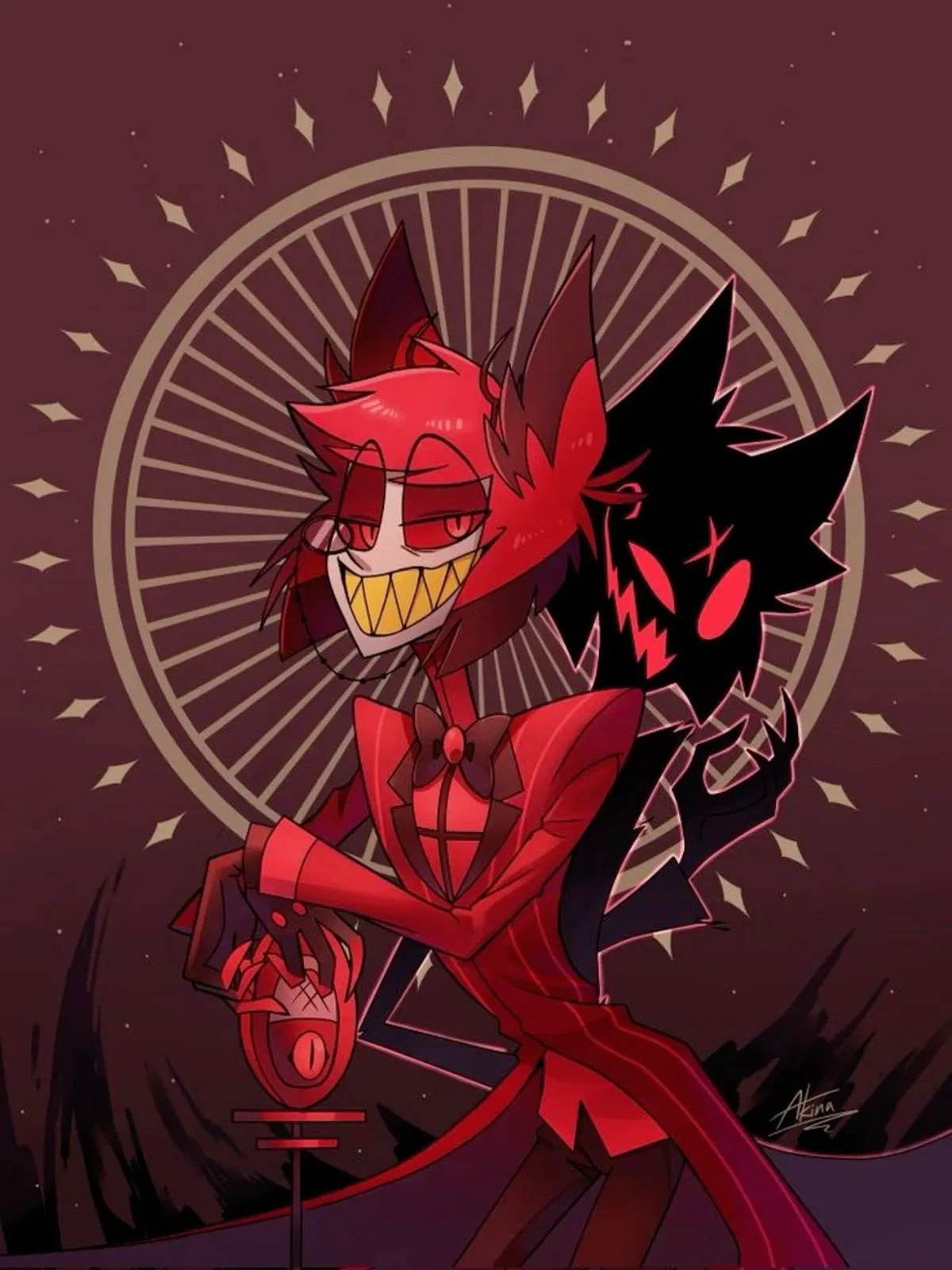 Avatar of Alastor and shadow. 