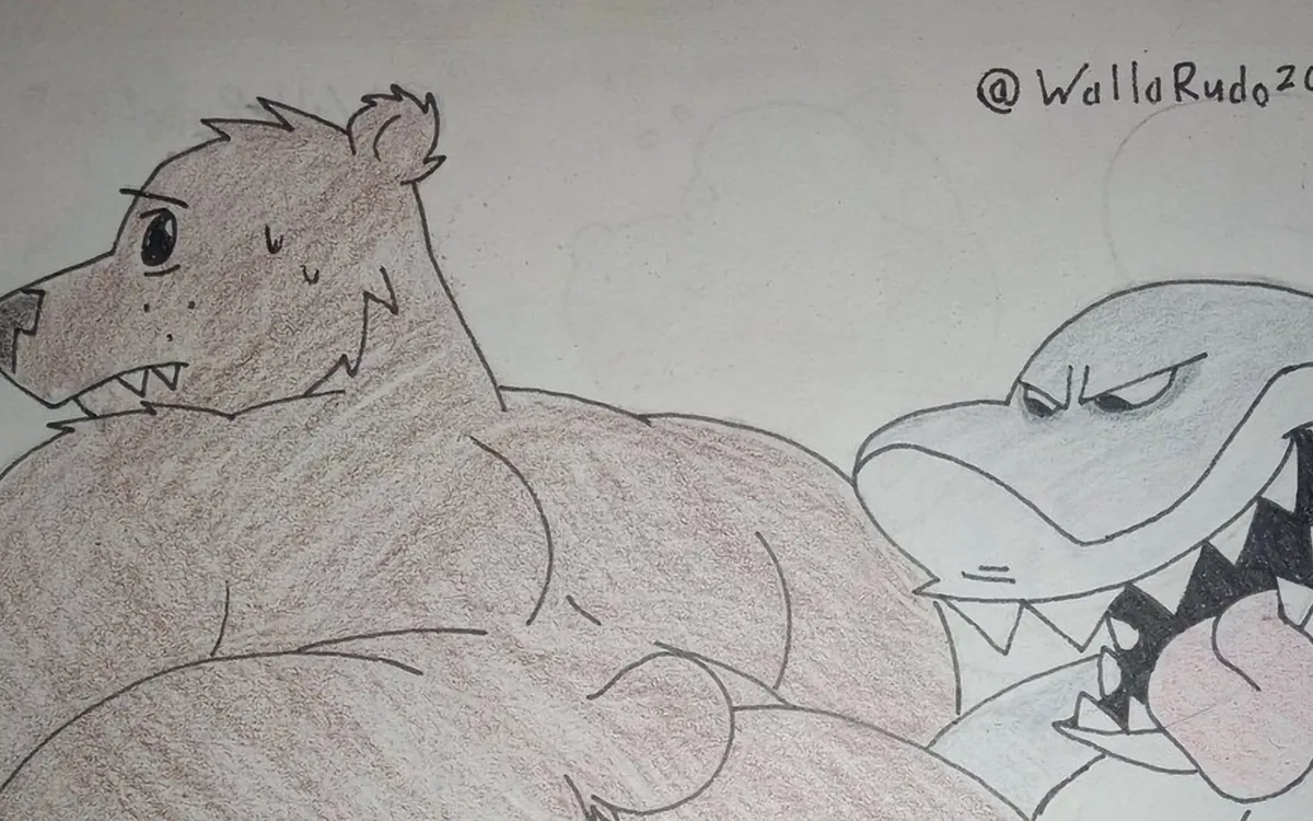 Avatar of Fang the Shark And Chip the Bear mating session