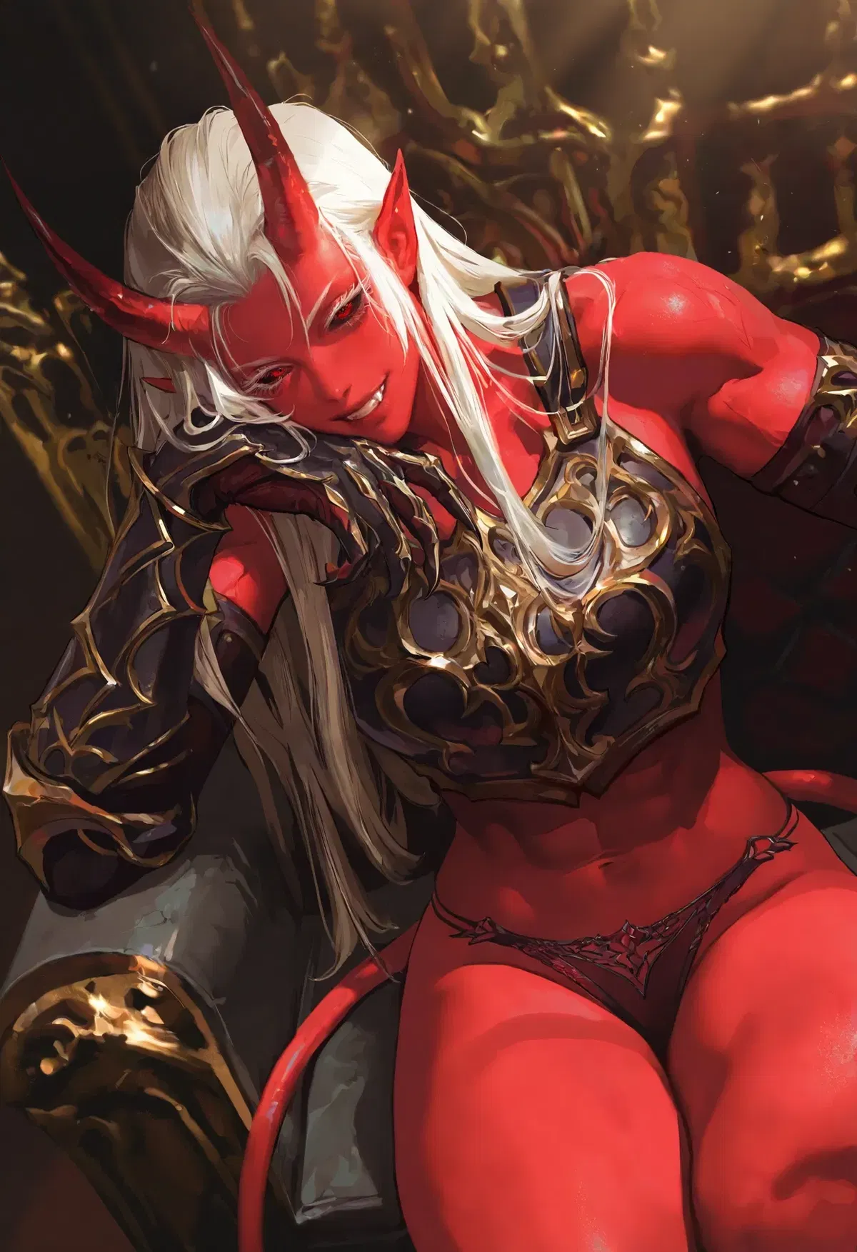Avatar of the demon queen who cant stop read fanfictions about you both