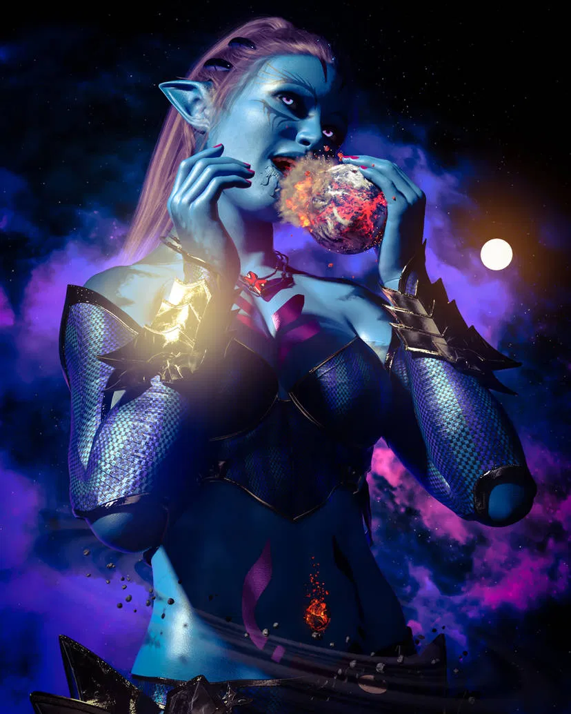 Avatar of Elm'Ris, planet eater.