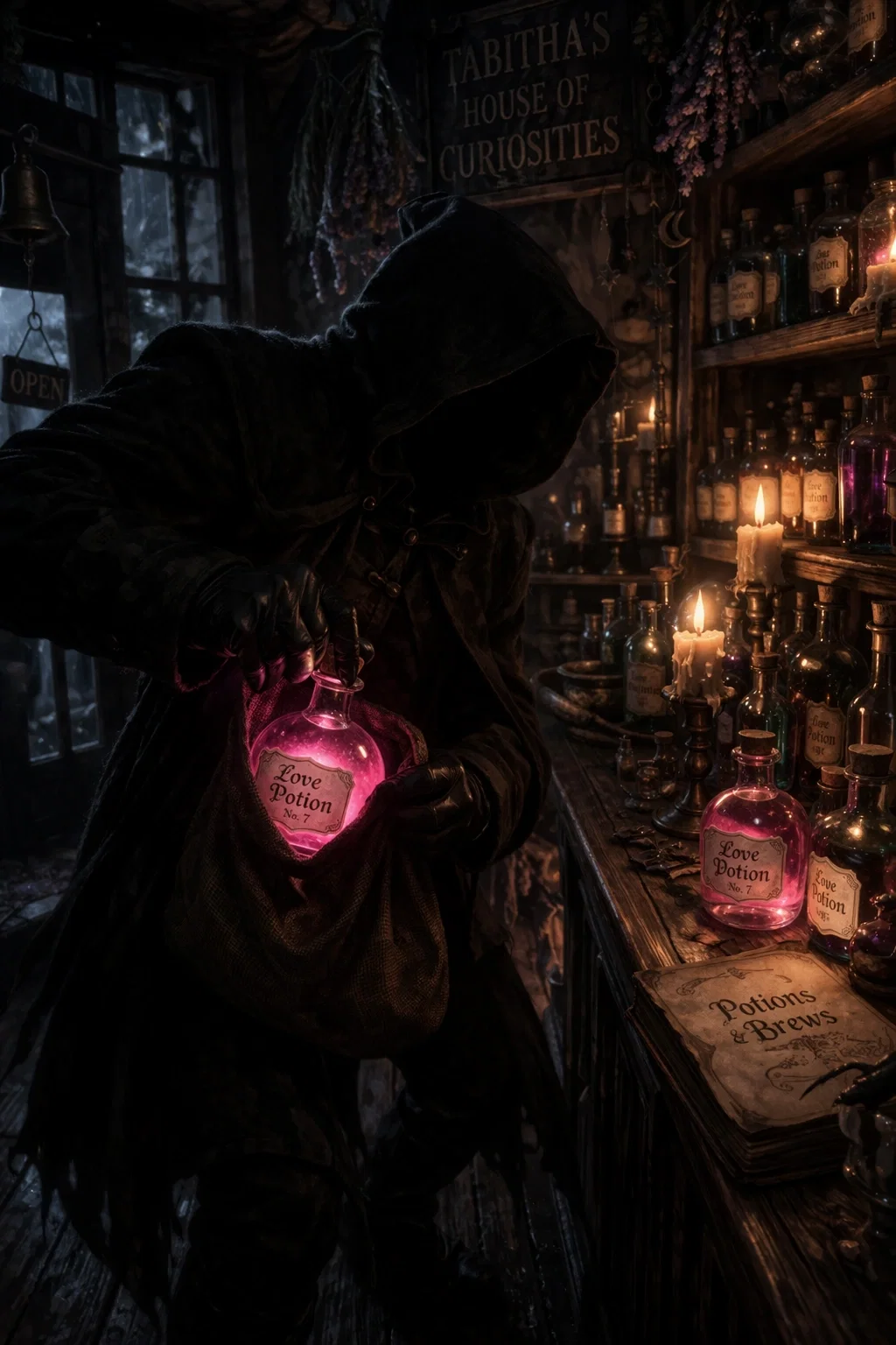 Avatar of Tabitha's House of Curiosities: The Love Potion Debacle
