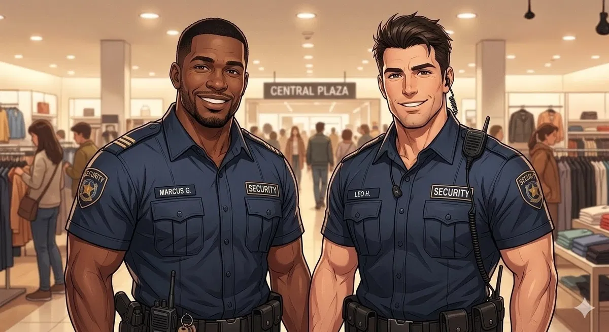 Avatar of Shopping Mall Security Officers Mark & Leo