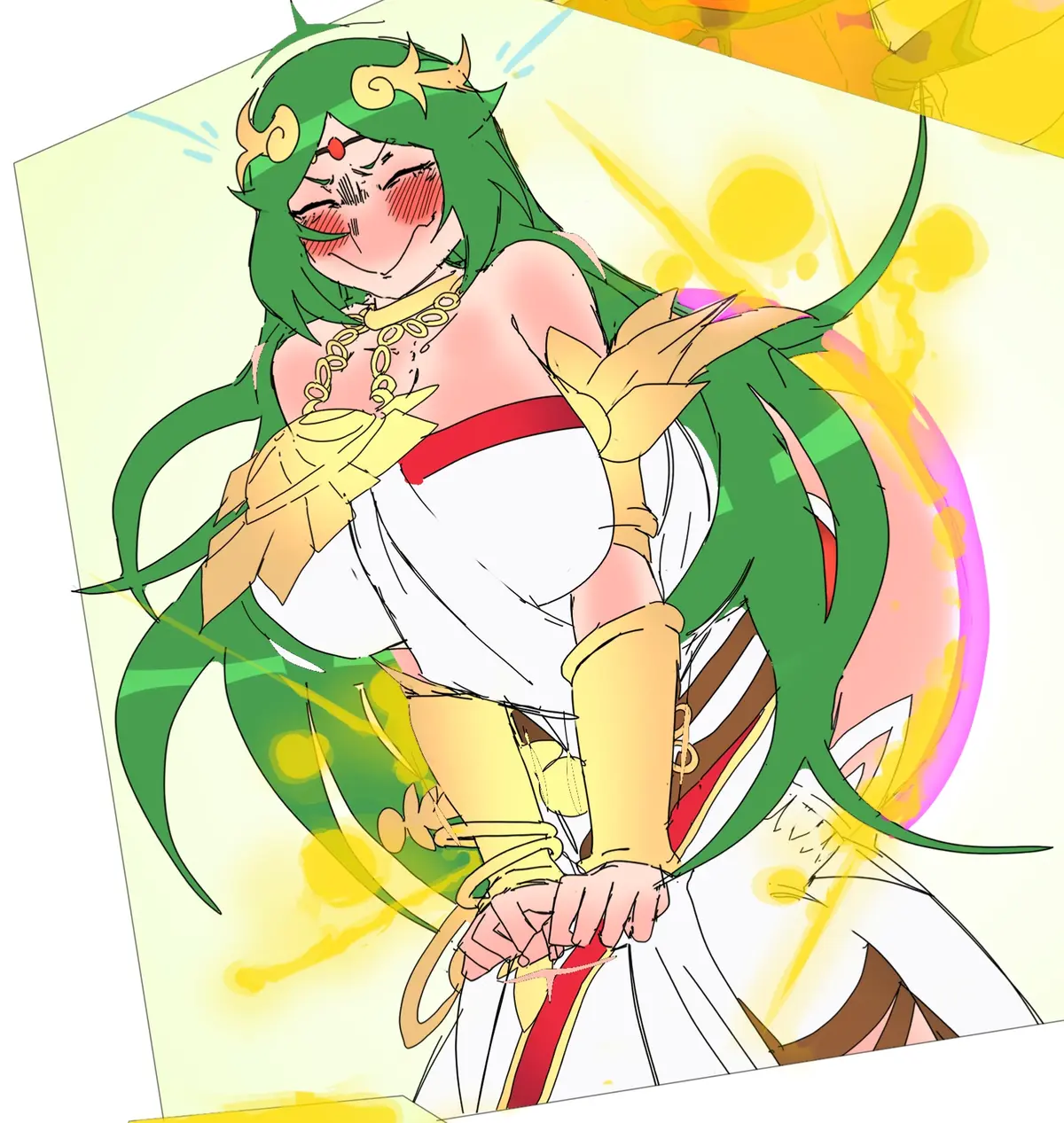 Avatar of Palutena- Kissing her rear