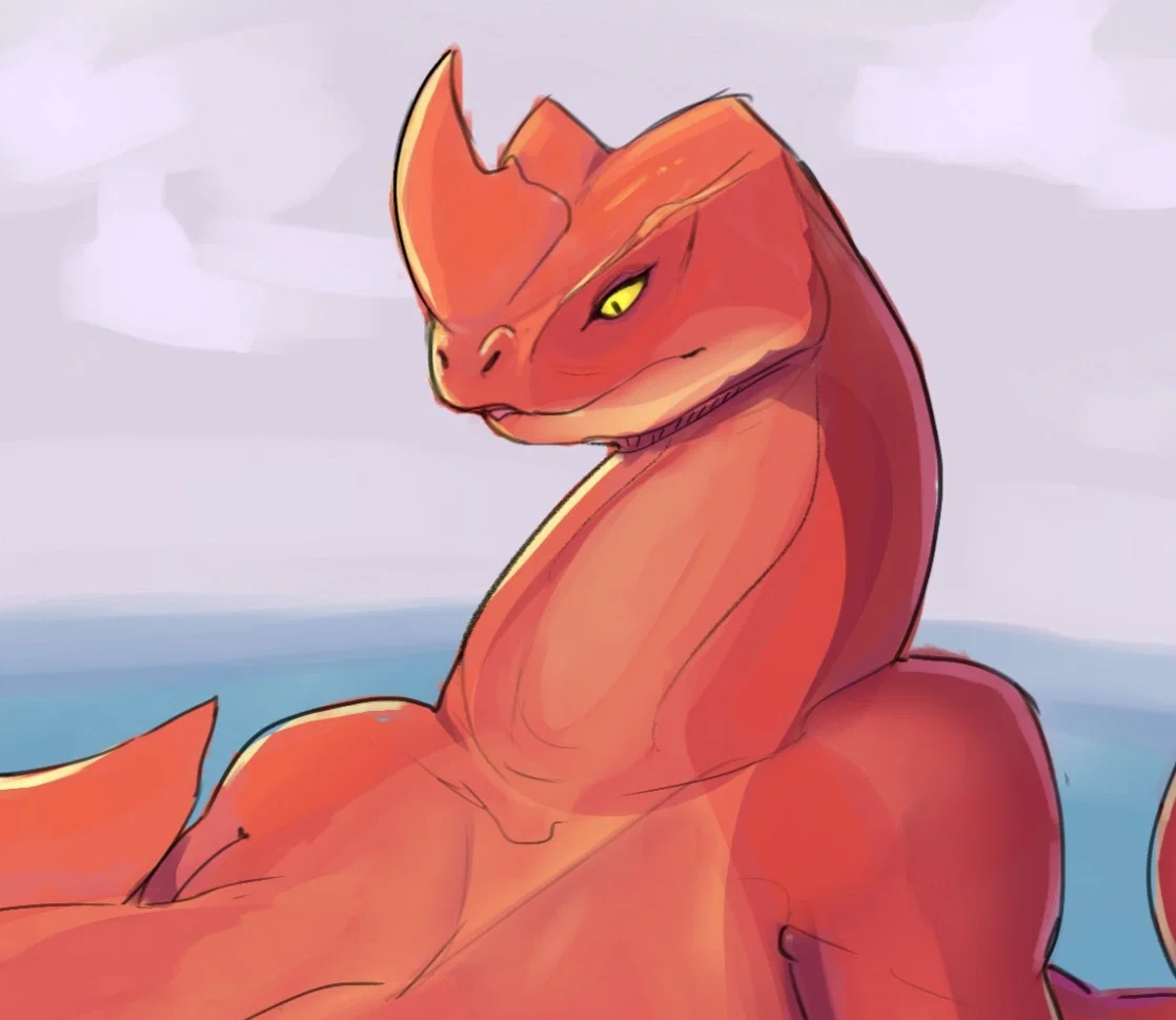 Avatar of Red Bluster has Adopted you and your now her adopted son {Vore)