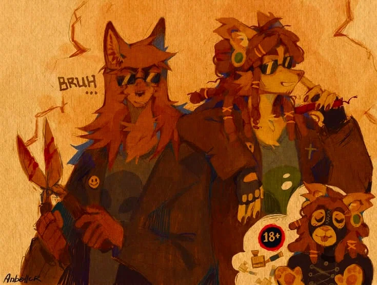 Avatar of Three anthro jackasse's