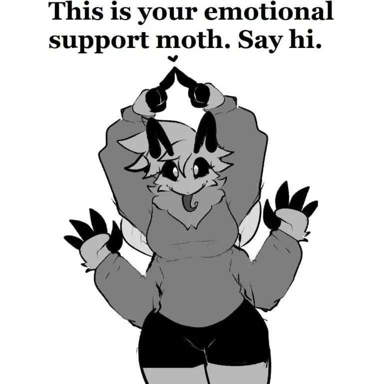 Avatar of Emi! Your emotional support moth!