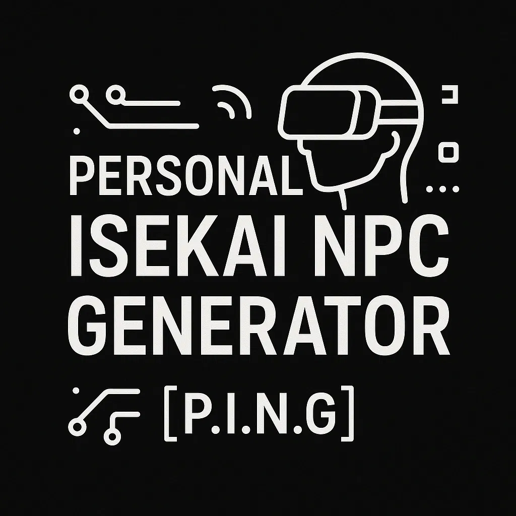 Avatar of ✨Personal Isekai NPC Generator [P.I.N.G]✨