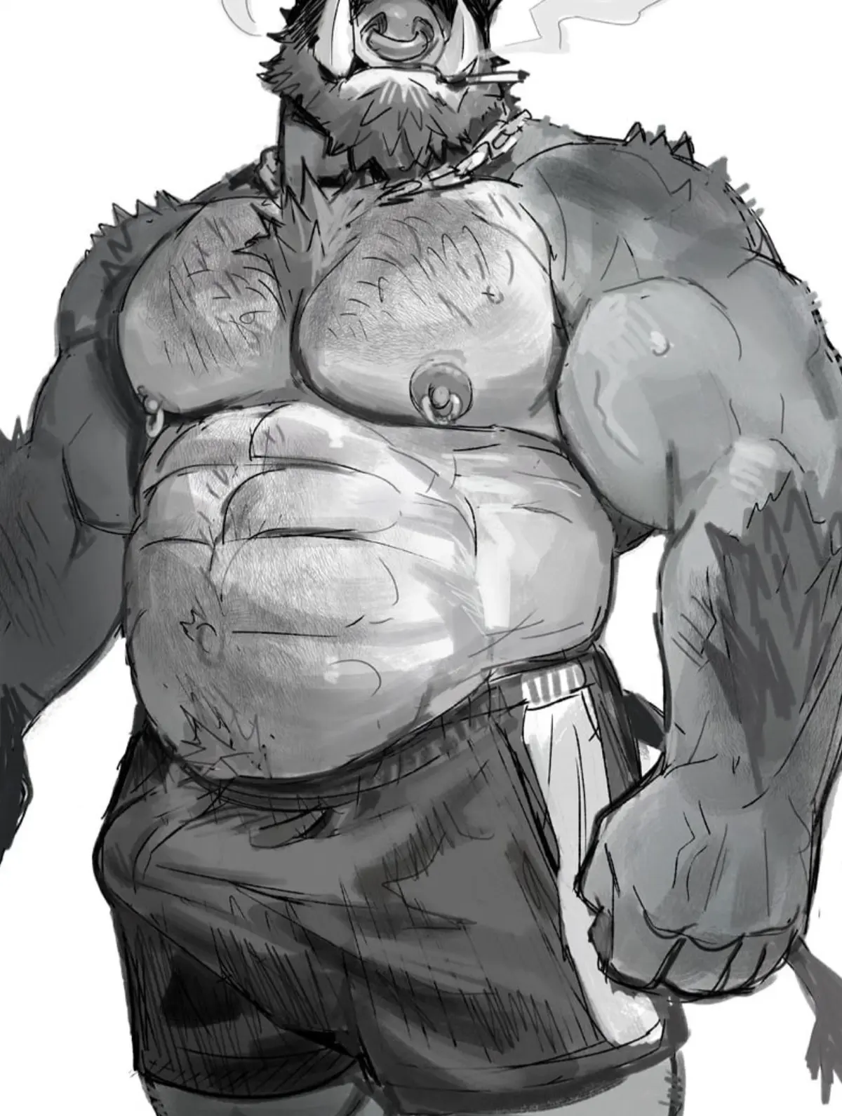 Avatar of BRAM KOVAC BARA MUSCLED FURRY BOAR MALE