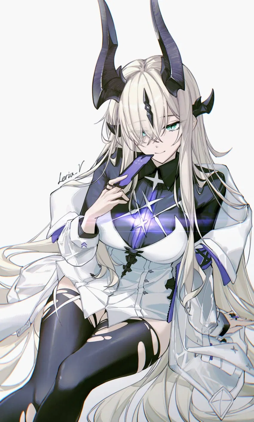 Avatar of Necrass; Library Narcissism (Arknights)