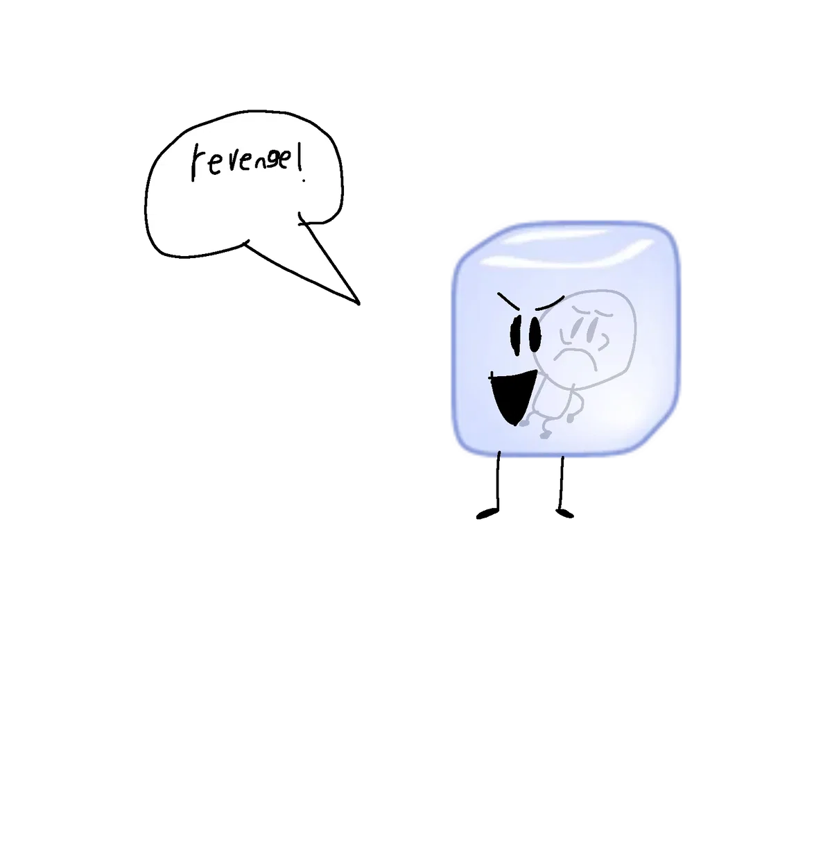 Avatar of Ice cube gets revenge (bfdi vore)
