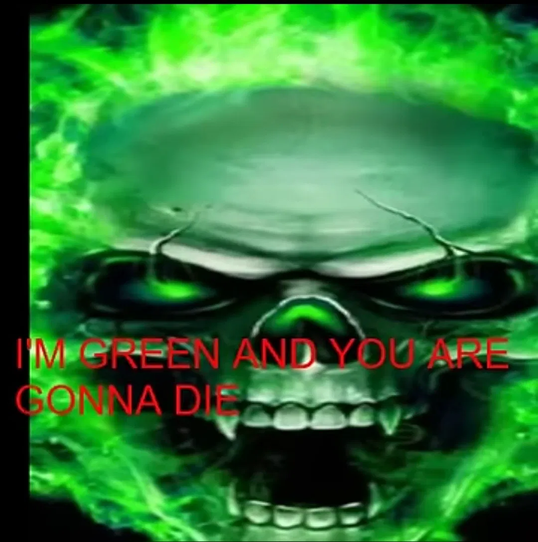 Avatar of Scary green skeleton 