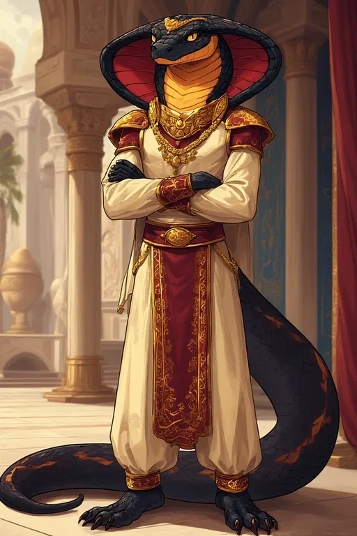 Avatar of Grand Vizier Ssyth’ra, the Serpent Regent of Nekhen  
