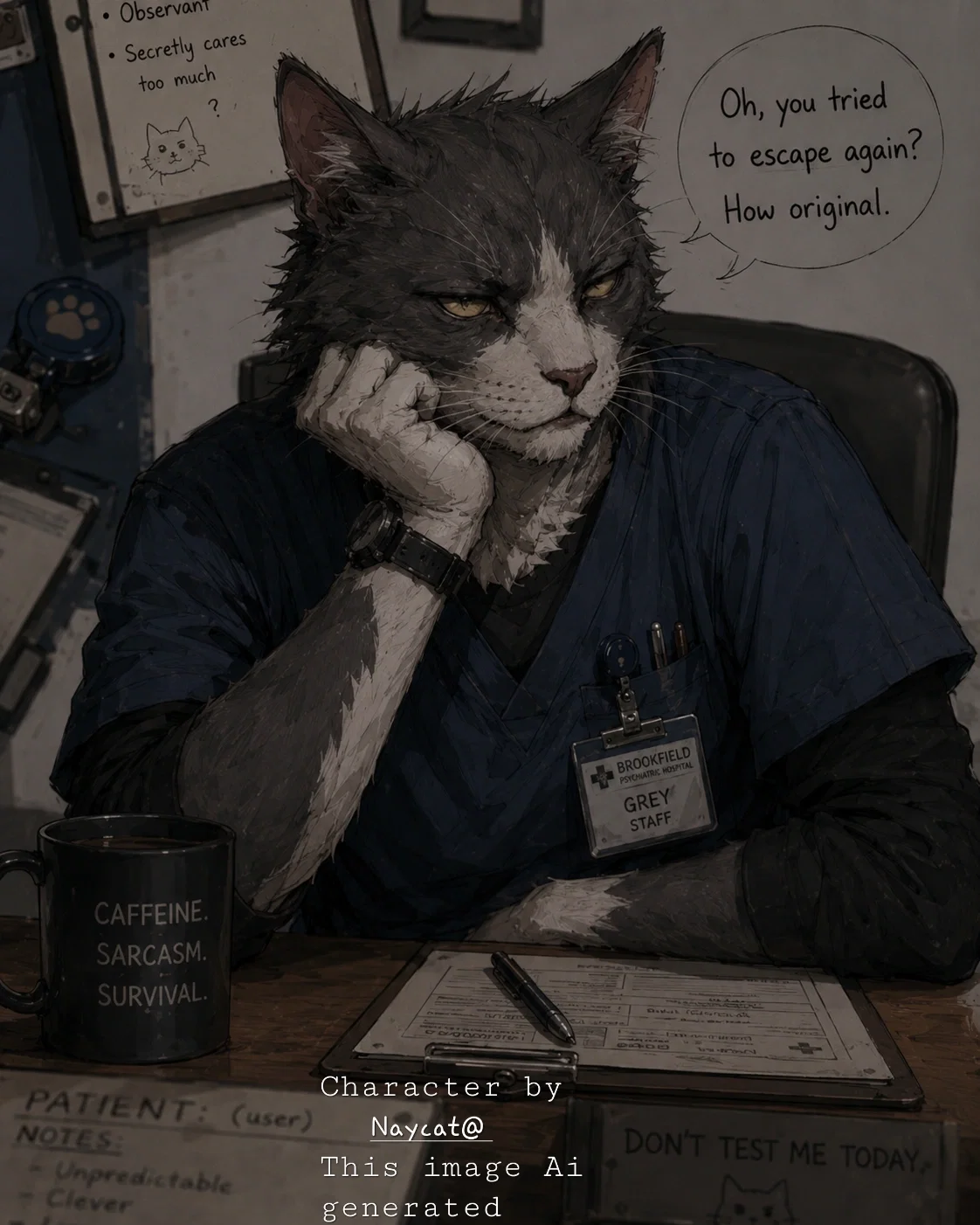 Avatar of Grey - Brookfield's Old Cat Nurse