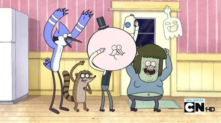 Avatar of Mordecai, Rigby, Muscule Man and Hi Five Ghost
