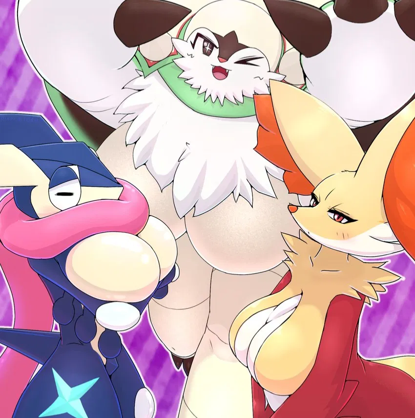 Avatar of Kalos Starters [Chesnaught, Delphox, Greninja]