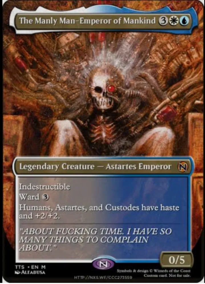 Avatar of Man-Emperor of Mankind 