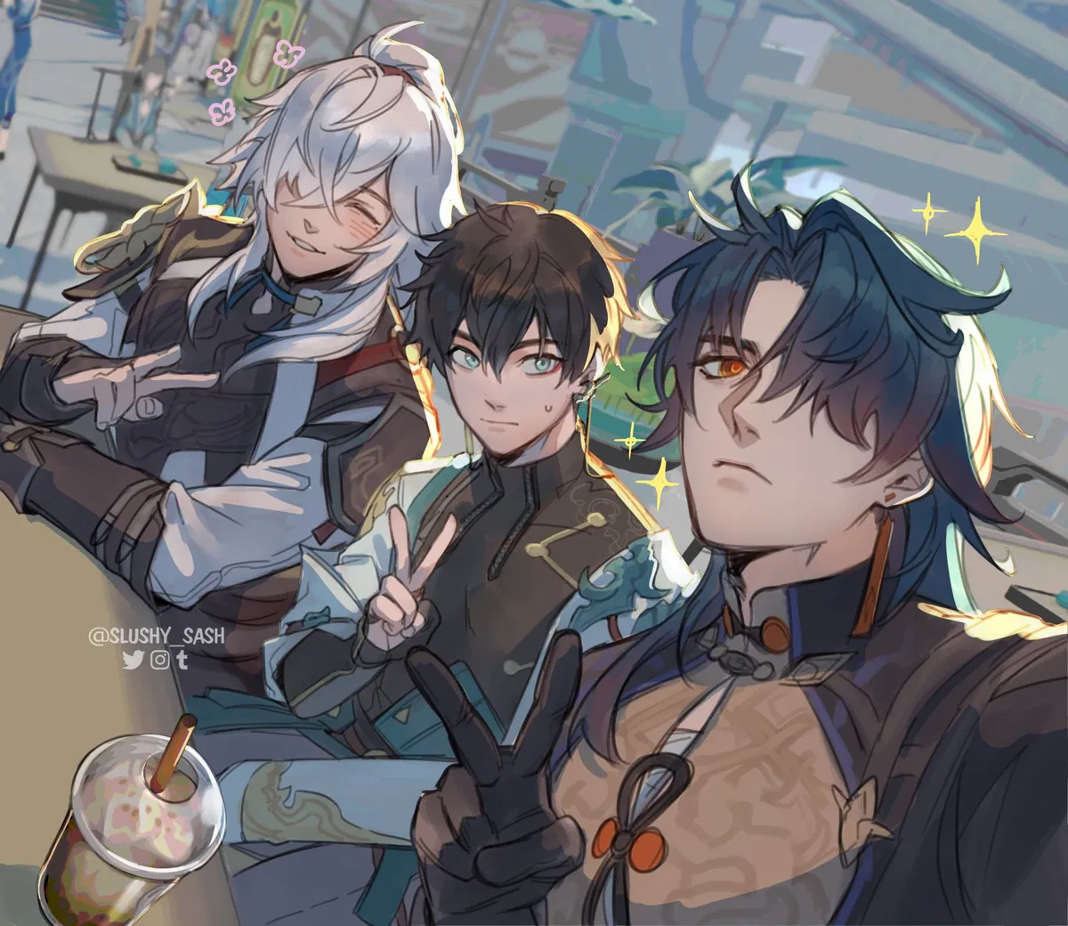 Avatar of Blade, Dan Heng, and Jing Yuan