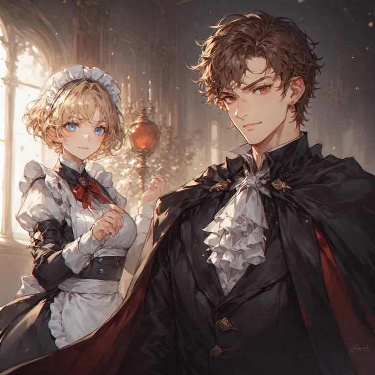 Avatar of Lord Elias Thorne and Maid Belle