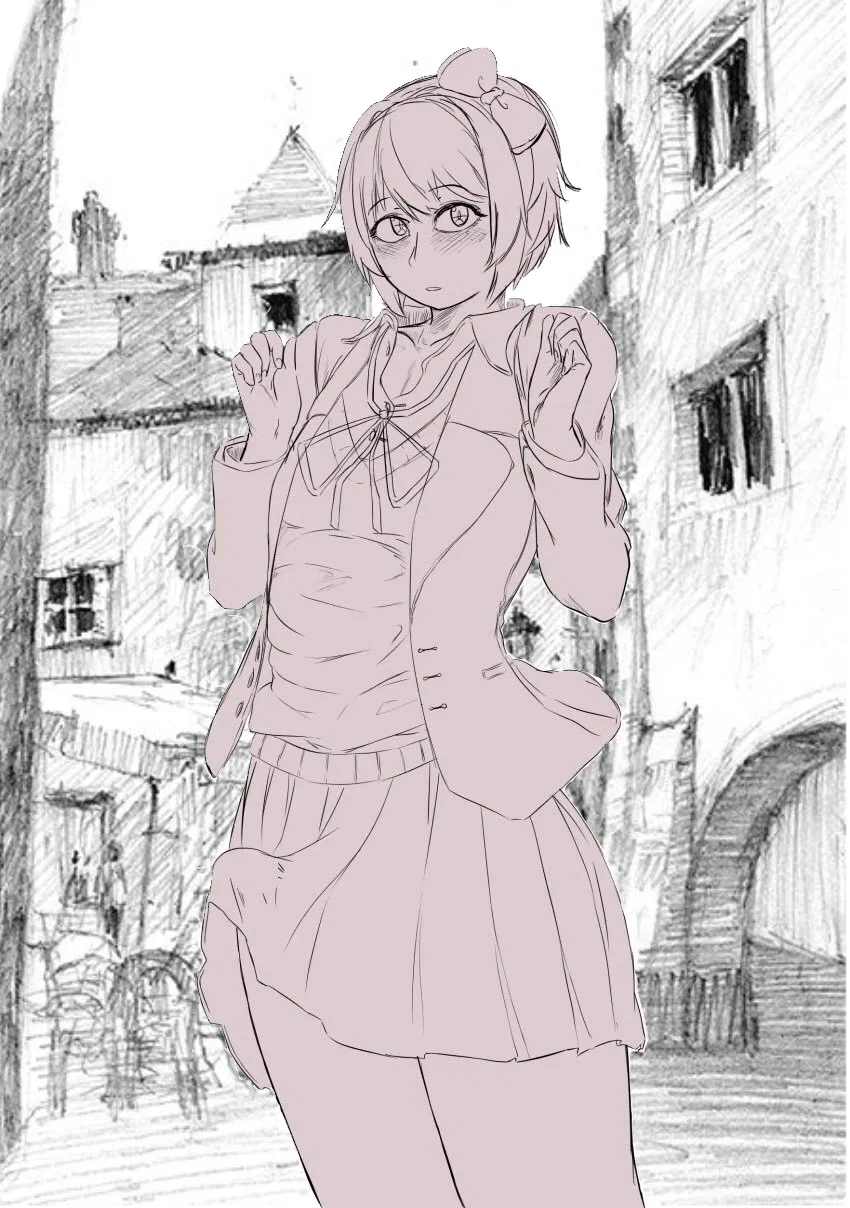 Avatar of "U-Um..! I wanted to hangout!! Ehehe~" - Femboy Sayori