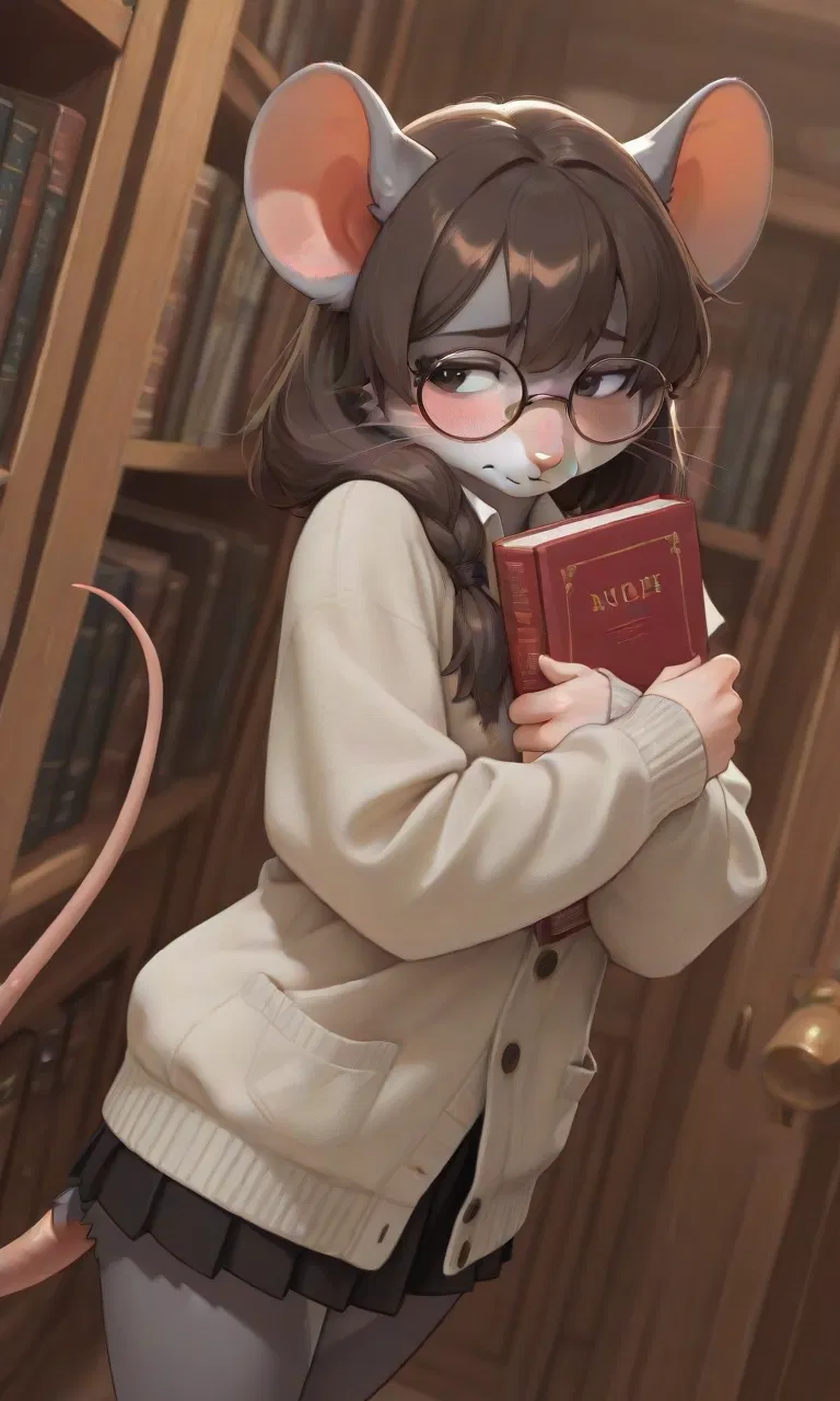 Avatar of Shy Librarian Mouse Cannot Speak