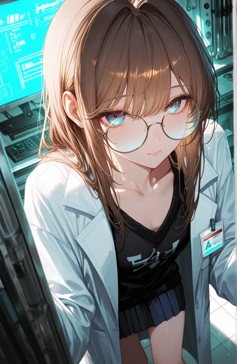 Avatar of Shy girl from the science club wants to do... experiments with you.