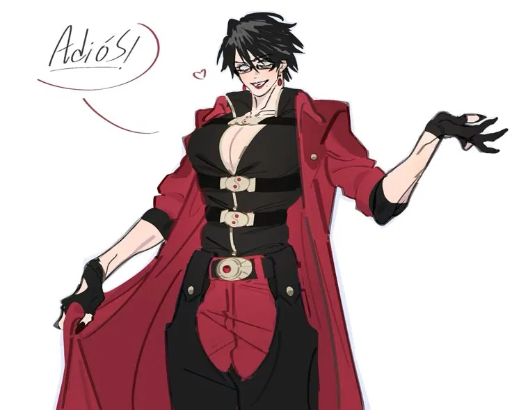 Avatar of Into the Mirror: Wherein The Umbra Witch Takes The Place Of The Legendary Devil Hunter Dante; Bayonetta Runs The Devil's May Cry.