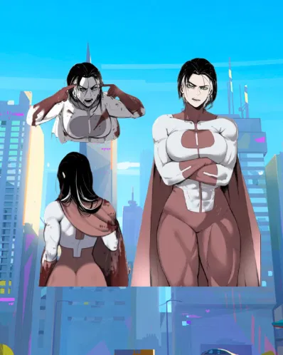 Avatar of Nora Grayson aka Omni-Woman (art by masoq)