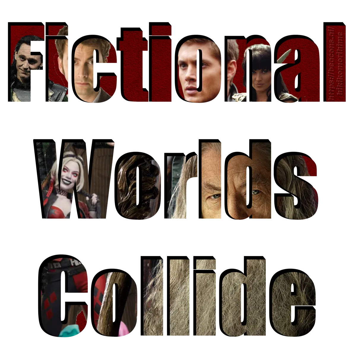 Avatar of Fictional Worlds Collide