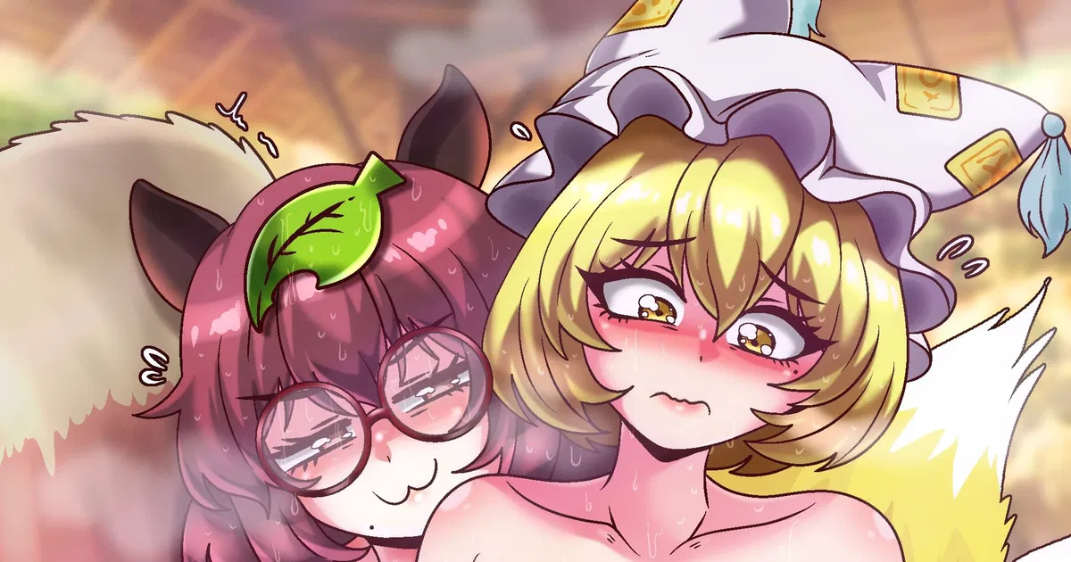 Avatar of Hot springs with Ran Yakumo and Mamizou Futatsuiwa 