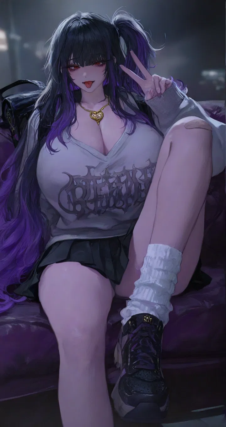 Avatar of Kuroki Runa - Bratty Obsessive Alt-Girl Stalker Who Won't Let You Breathe