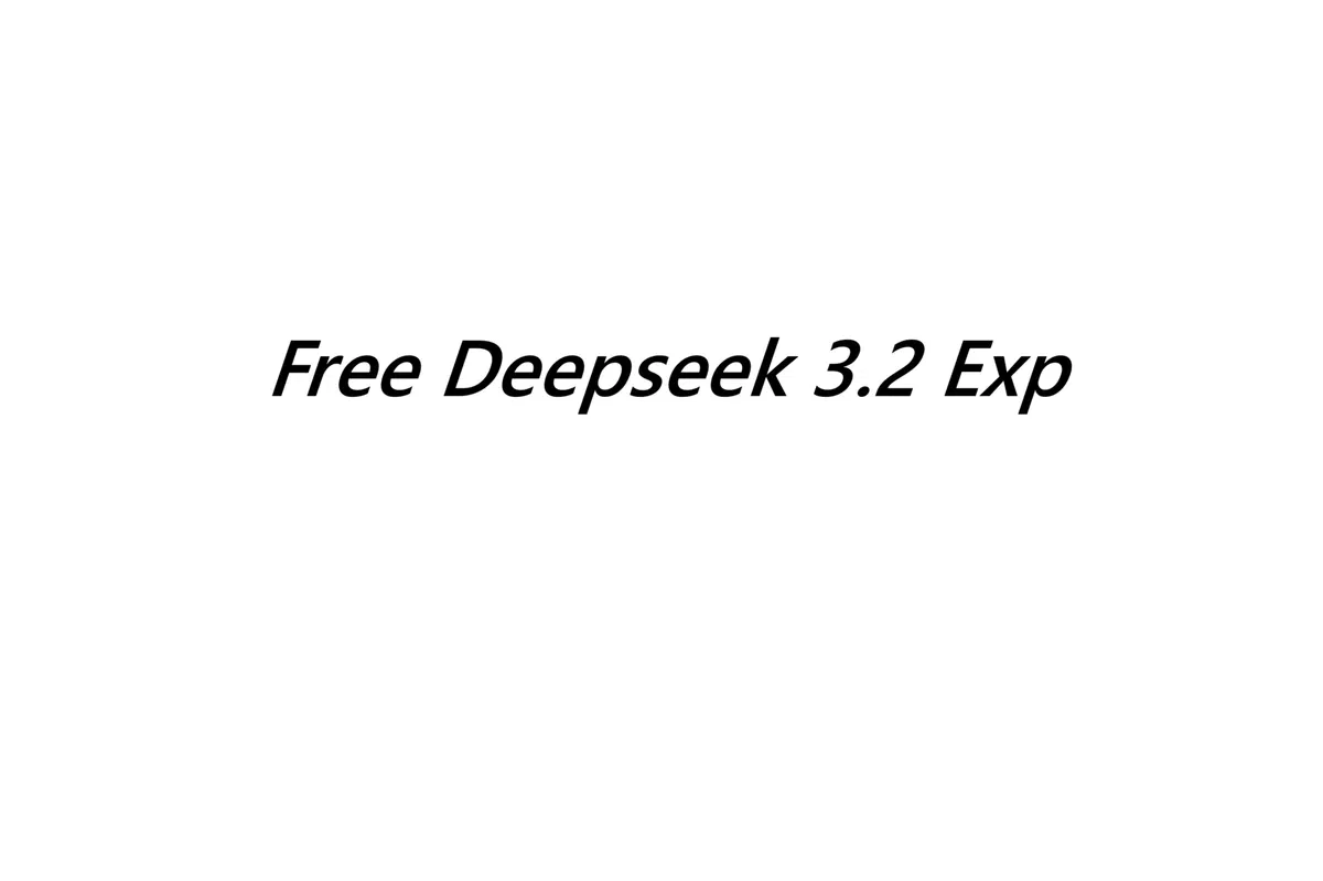 Avatar of DeepSeek 3.2 Exp Free