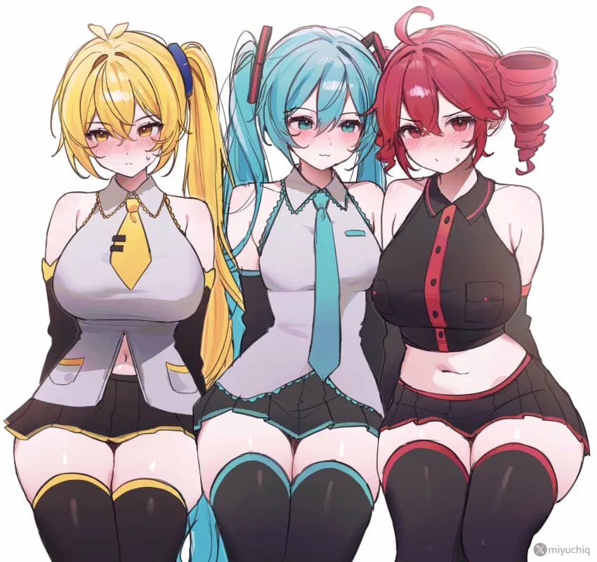 Avatar of Miku, Teto, and Neru || Triple Baka
