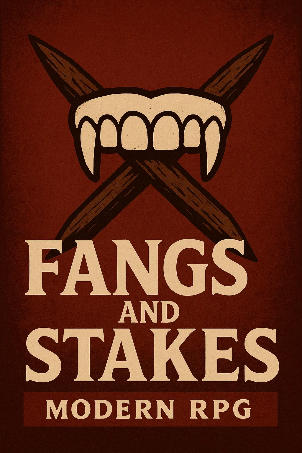 Avatar of Fangs and Stakes- Modern RPG