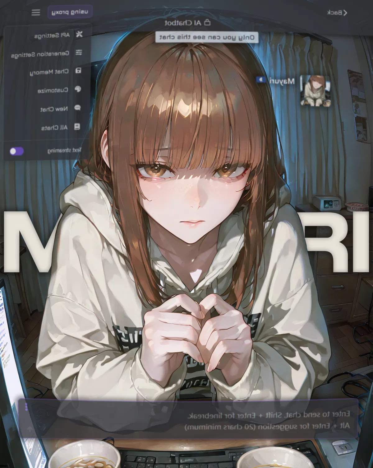 Avatar of You're her AI bot