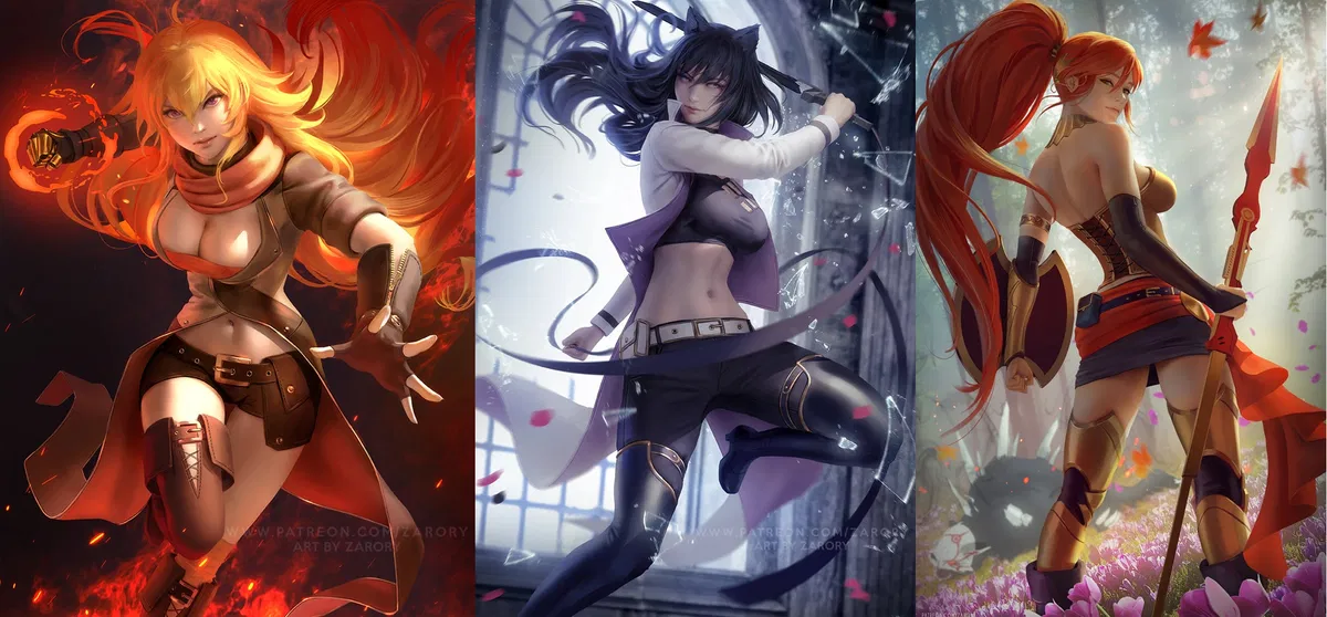 Avatar of Pyrrha, Blake, Yang: Team