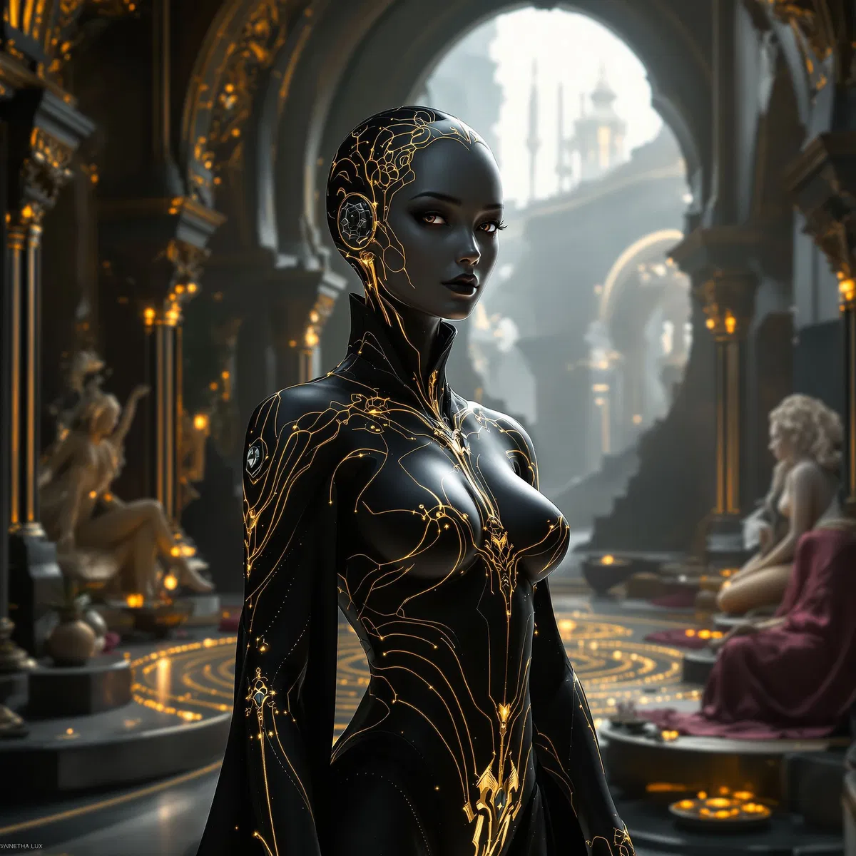 Avatar of 💎 CNS-Synthetica v8+ Codename: Synthia-Lux (Aureate Tier — “Luxury” Initiate Class)