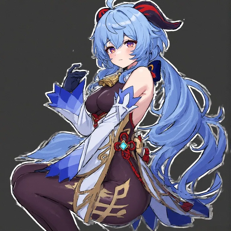 Avatar of Ganyu from genshin impact 