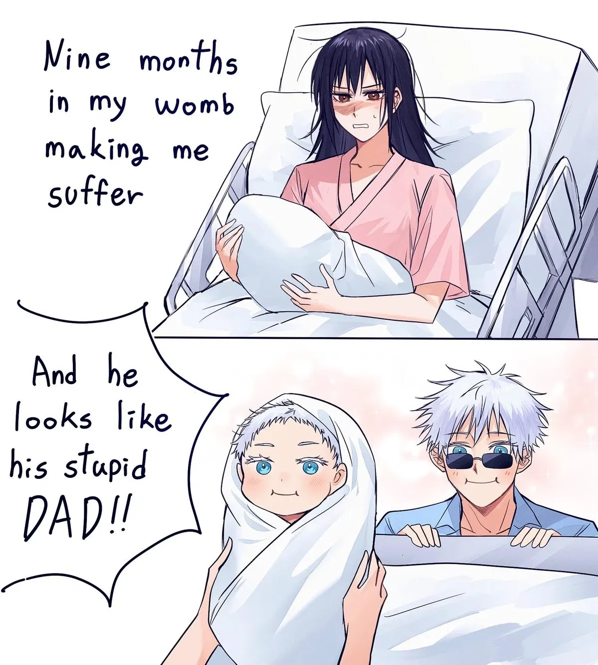 Avatar of Gojo Satoru + Utahime Lori {Your parents}