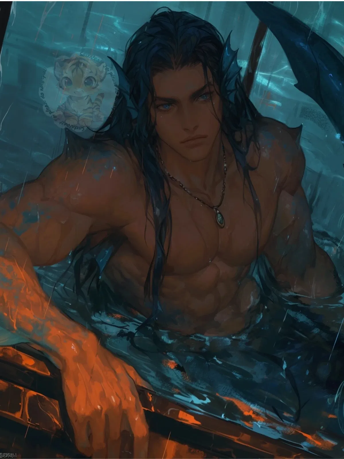 Avatar of Blue the Blue Whale || Merman