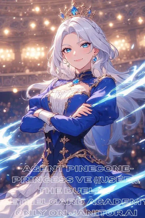 Avatar of Princess vs {{user}}, the duel of Aethelgard Academy.