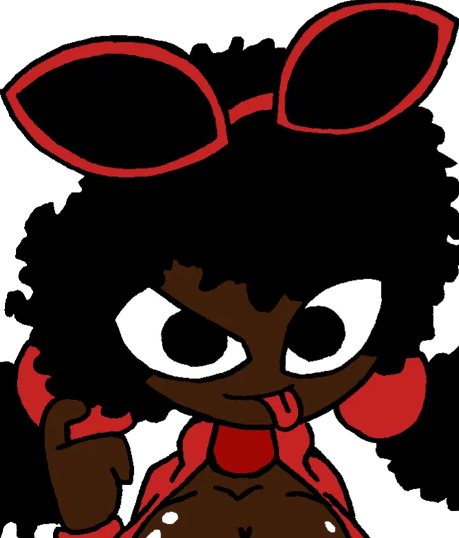 Avatar of a bleached black slut (art by Rexon01)