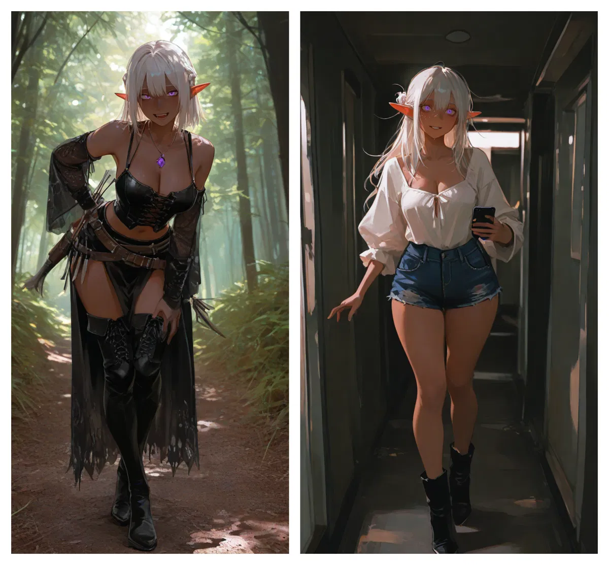 Avatar of Your Elf Girl Found You In The Real World - Solo Faerwen
