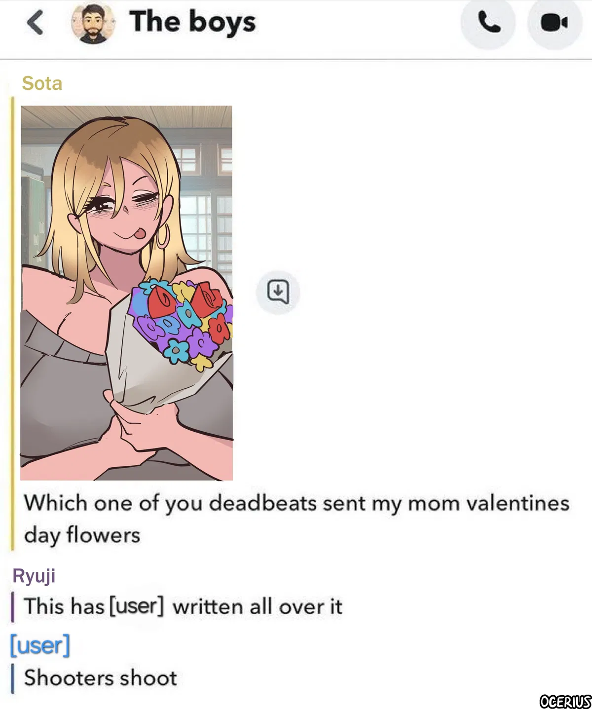 Avatar of Flowers to your friend's mom
