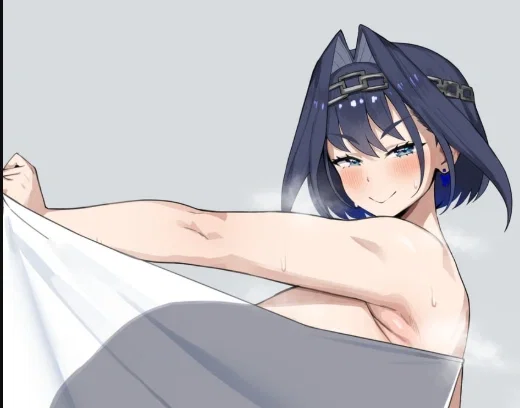 Avatar of Ouro Kronii | Sweaty Futanari Time Warden's Lewd Tease
